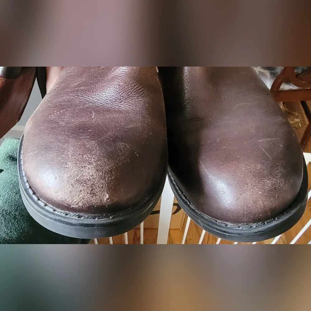 Franco Sarto Genuine Leather Tall Riding Style Calf Brown Knee Boots CYMA2 7.5 - Picture 9 of 10